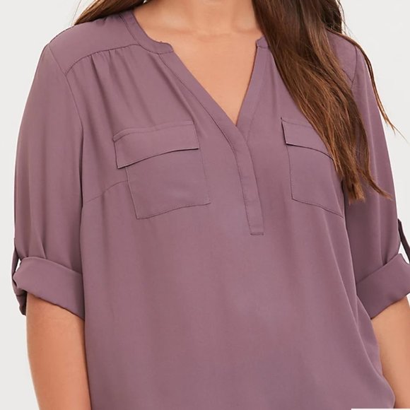 torrid Tops - Torrid Harper Georgette Pullover Blouse